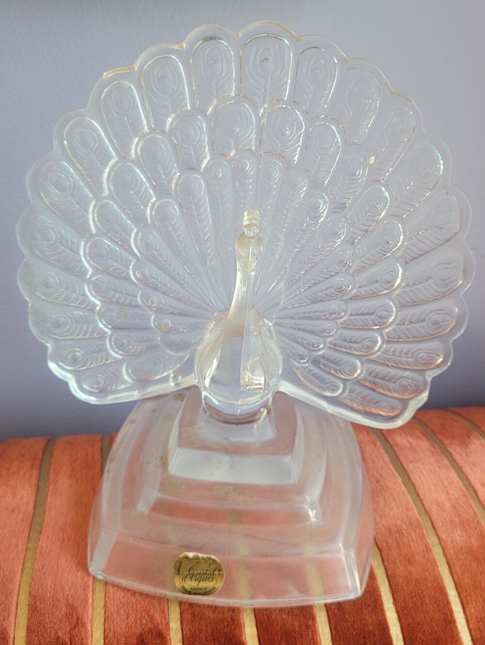 Vintage Crystal Peacock